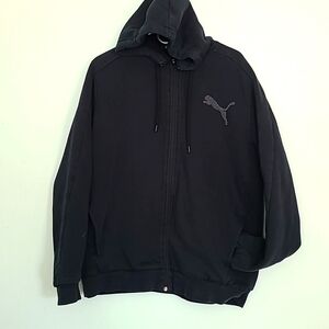 Mens xl puma hooded sweatshirt black